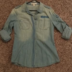 Light Wash Denim Shirt